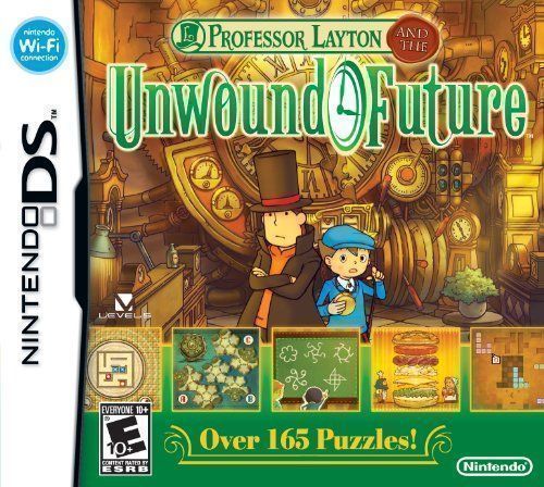 Professor Layton And The Unwound Future (USA) Game Cover